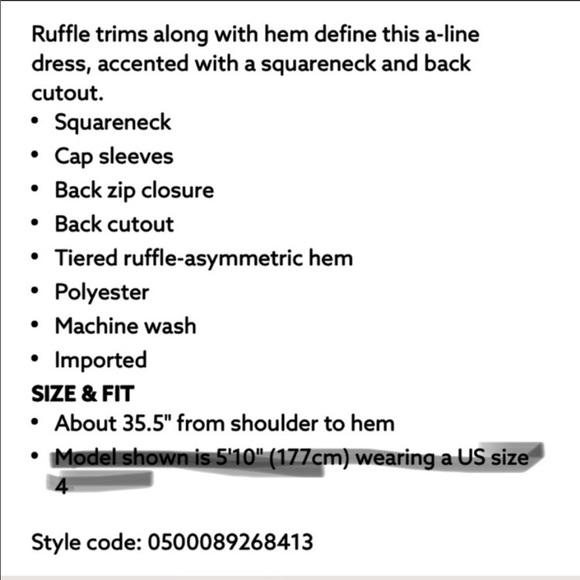 BCBGMAXAZRIA Square-Neck Ruffled Mini Dress - Picture 7 of 8